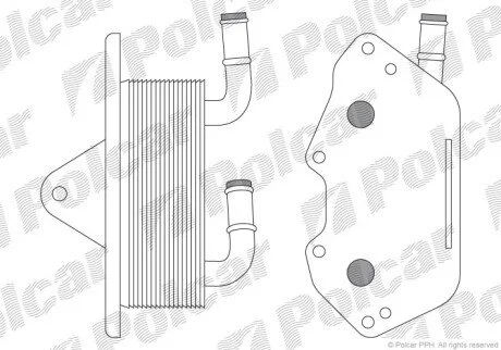 Радіатори масла Polcar 1335L8-1