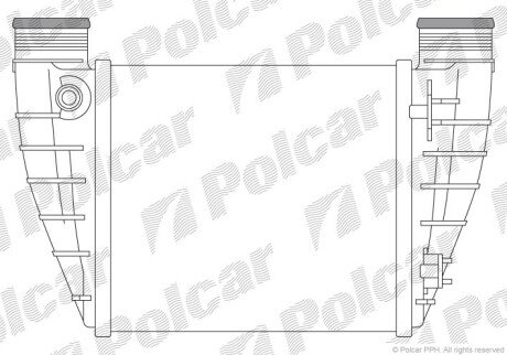 Радиаторы воздуха (Интеркулеры) Polcar 1336J8-3