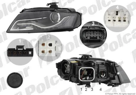 Фара основная Polcar 1337093E