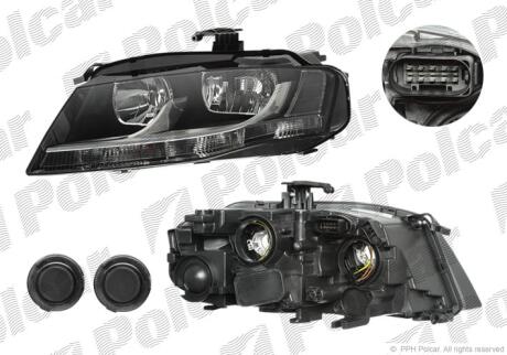 Фара основная левая H7, P13W Polcar 133709-UUA