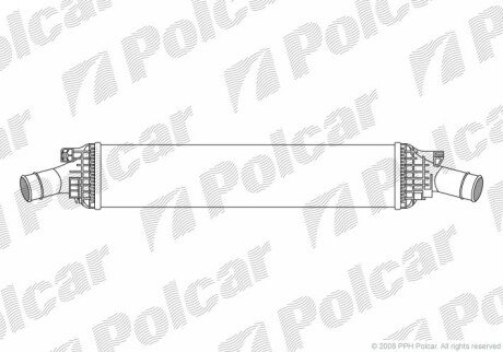 Радіатори повітря (Інтеркулери) Polcar 1337J81X