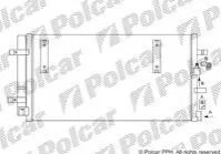Радіатор кондиціонера (Конденсатор) з осушувачем Polcar 1337K8C1S