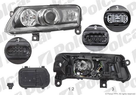 Фара основна Polcar 1338092H