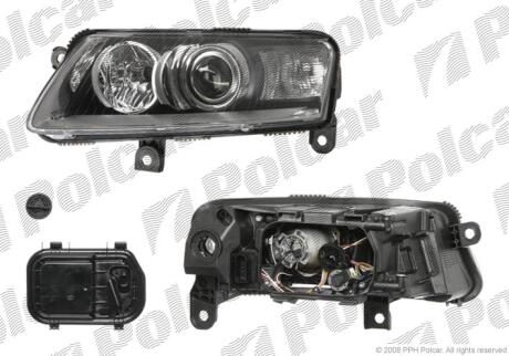 Фара основная правая D2S, P21W, PY21W, W5W Polcar 1338104E