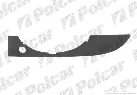Рамка противотуманной фары левый Polcar 13382713