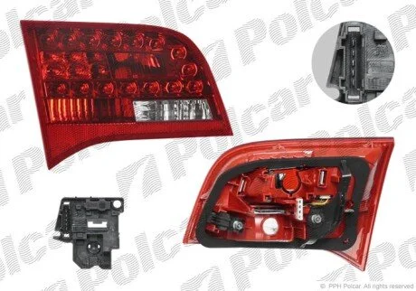 Ліхтар задній праворуч внутрішній Polcar 1338885V