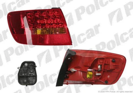 Фонарь задний справа наружный Polcar 1338886E