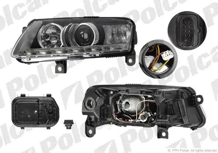 Фара основна ліва D3S, H7, LED, PY21W Polcar 1339093E (фото 1)