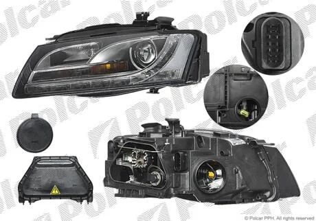 Фара основна ліва D3S Polcar 1355091V