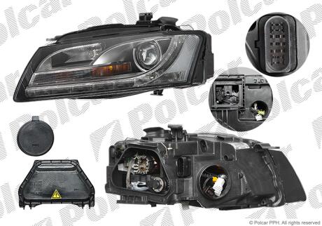 Фара основная правая D3S Polcar 1355102V