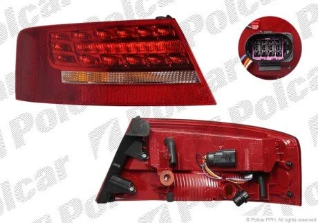 Ліхтар задній ліворуч зовнішній Polcar 1355873U