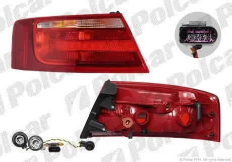 Ліхтар задній ліворуч зовнішній Polcar 135587-U