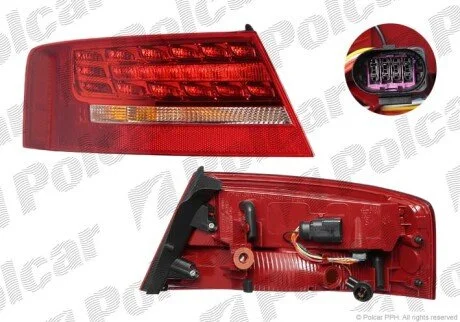 Ліхтар задній праворуч зовнішній Polcar 1355882U