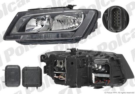 Фара основная Polcar 136509-E