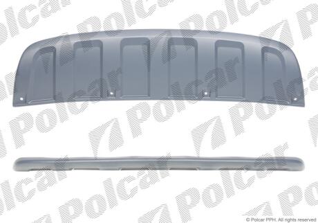 Спойлер переднього бампера Polcar 137125