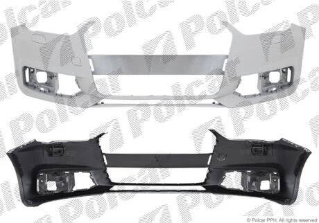 Бампер передний Polcar 13A107