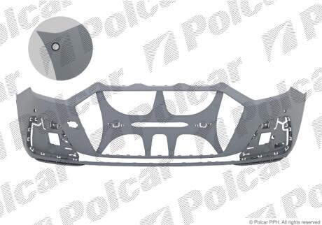 Бампер передний Polcar 13A207-2