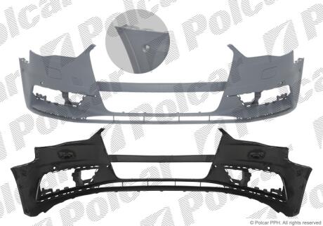 Бампер передний Polcar 13C10723
