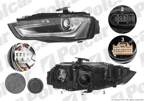 Фара основна Polcar 13D1103E