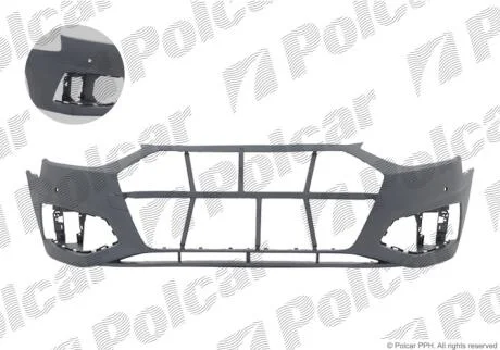 Бампер передній Polcar 13D307-4