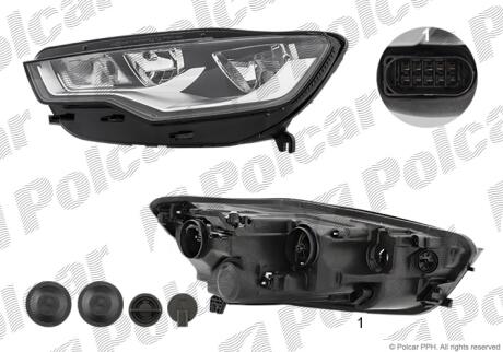 Фара основная Polcar 13E1090E