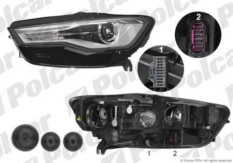 Фара основная Polcar 13E1095H