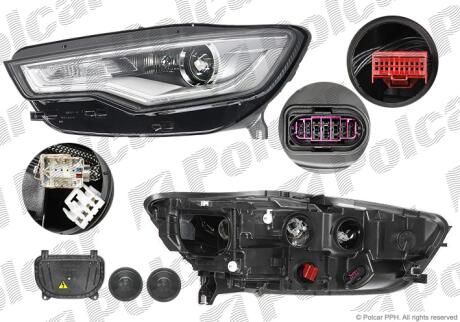 Фара основная Polcar 13E1101E