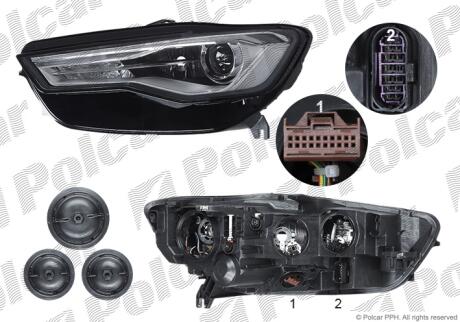 Фара основная Polcar 13E2095E