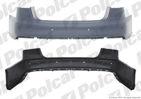 Бампер задний Polcar 13E2961UA