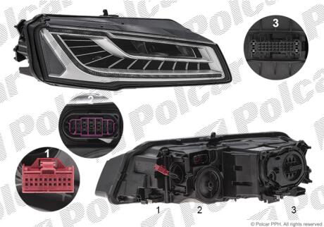 Фара основная Polcar 13F1101H