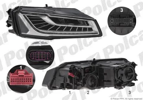 Фара основна Polcar 13F1101H