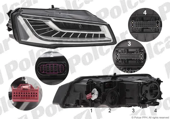 Фара основна права LED Polcar 13F1102H (фото 1)
