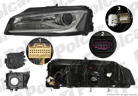 Фара основная Polcar 13F110-H