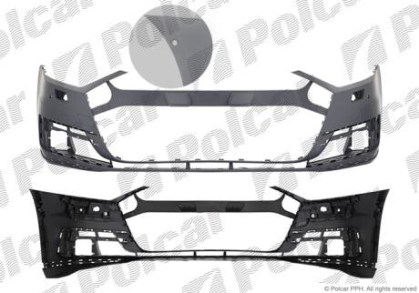 Бампер передний Polcar 13F207