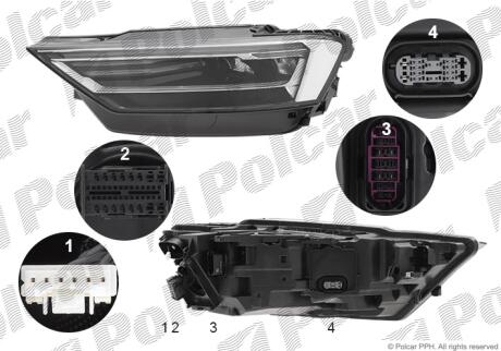 Фара основна Polcar 13F209-H