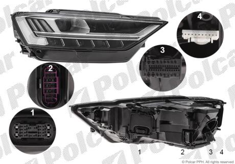 Фара основна Polcar 13F2101H