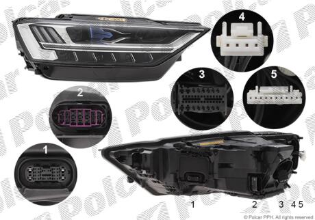 Фара основна Polcar 13F2102H