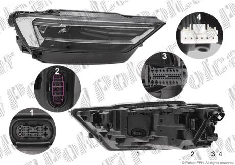 Фара основна Polcar 13F210-H