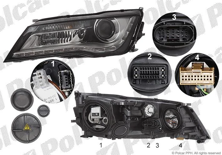 Фара основная Polcar 13G109-U (фото 1)