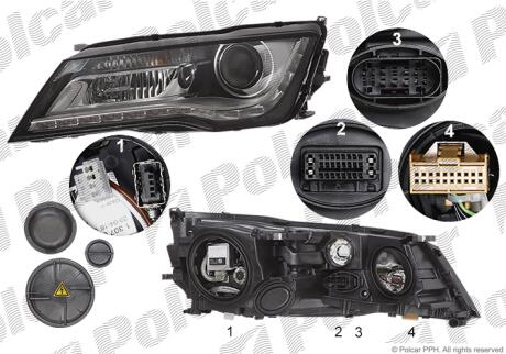 Фара основная Polcar 13G109-U