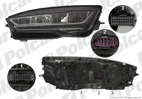 Фара основна Polcar 13G209-H