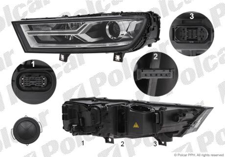 Фара основная Polcar 13K109-E
