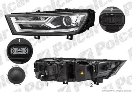 Фара основна Polcar 13K109-Z
