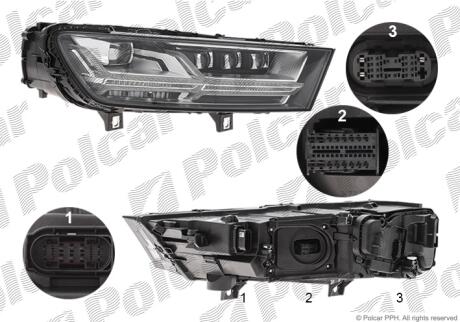 Фара основная Polcar 13K1102Z