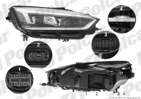Фара основна Polcar 13S3102U