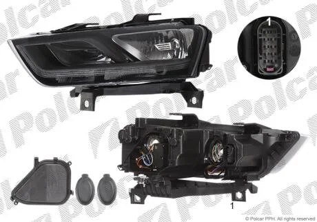 Фара основна Polcar 13X110-E