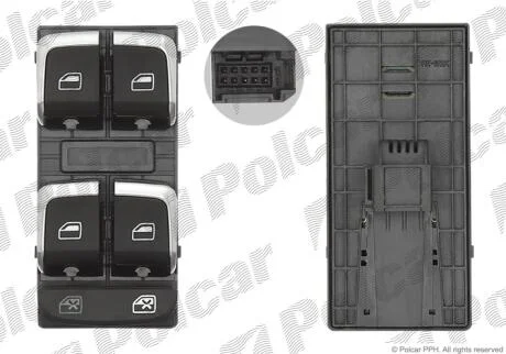 Блок кнопок склопідіймача Polcar 13X1P-70