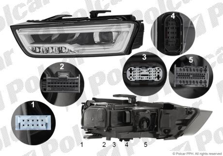 Фара основная Polcar 13X3091Z