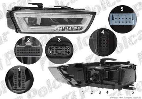 Фара основная Polcar 13X3101Z