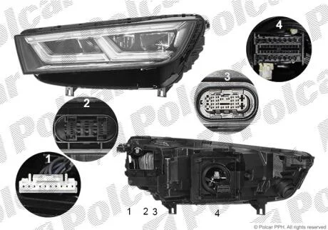 Фара основна Polcar 13X4091U